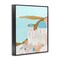 Stupell Industries Coastal Santorini Vibes Framed Giclee, design by Anna Quach